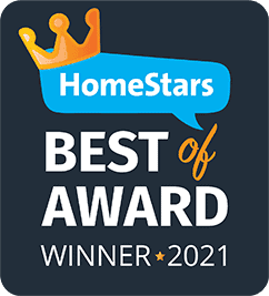 Gagnant du prix HomeStars Best of Award 2021