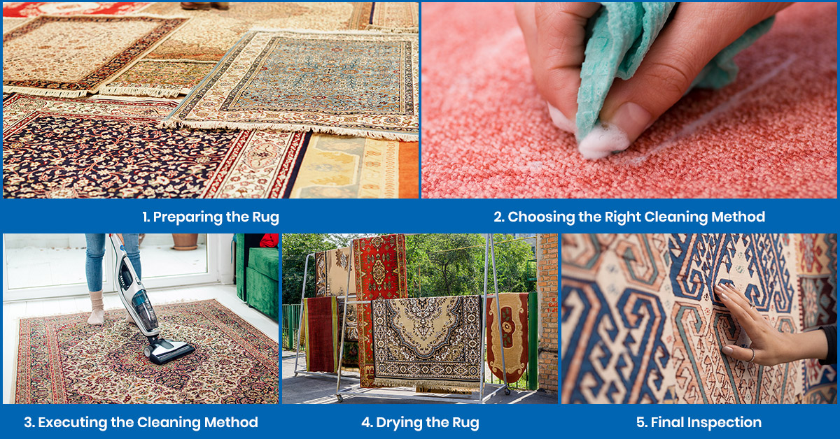 Step-by-step Instructions for Cleaning a Silk Rug