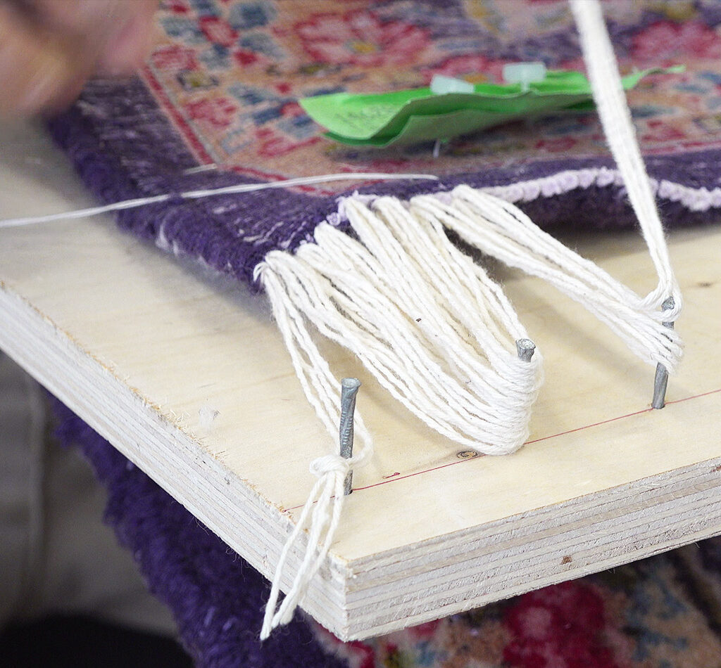 Bidjar rug restoration