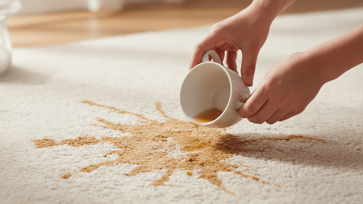 First Thing To Do After You Get Tea Stains On Your Carpet